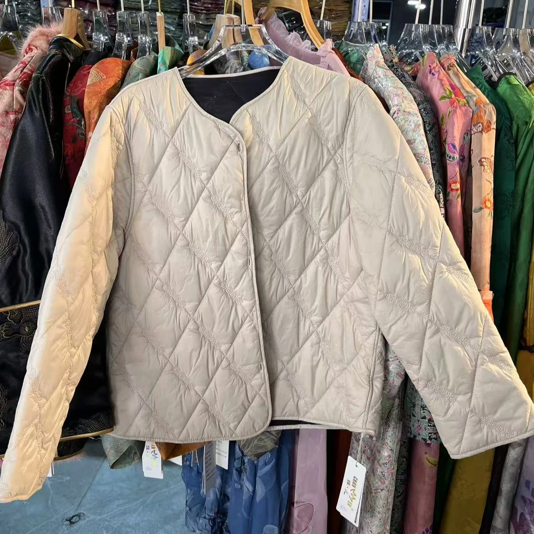 女士时尚秋冬气质百搭保暖棉外套8990