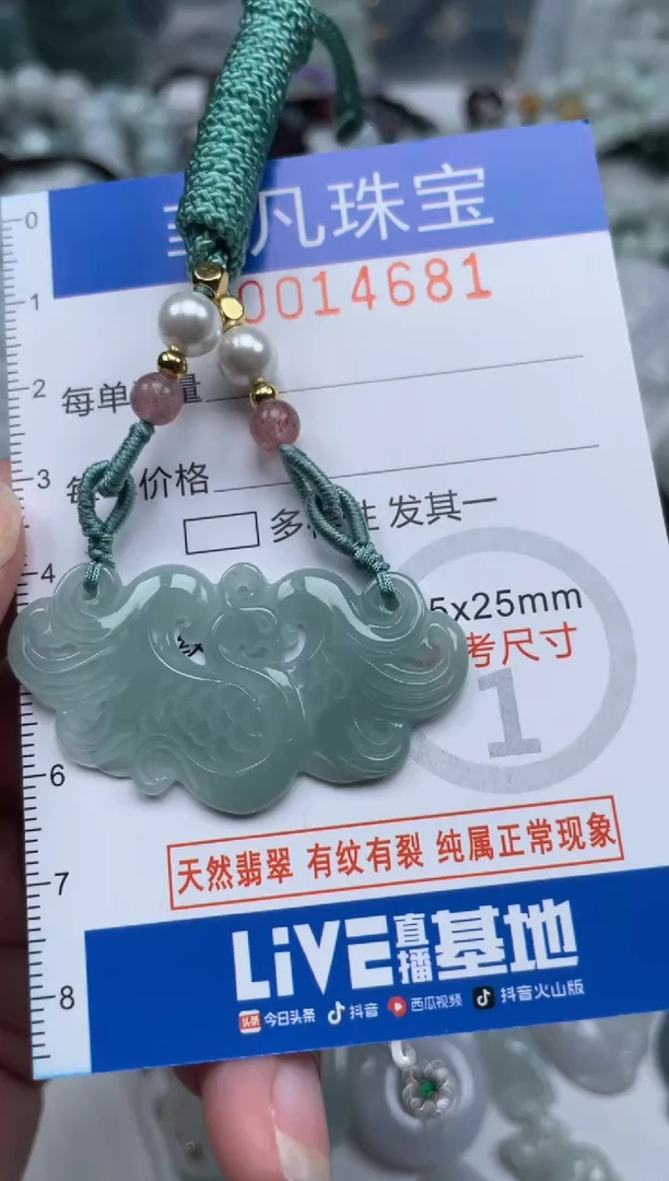 颈饰未镶嵌翡翠14681