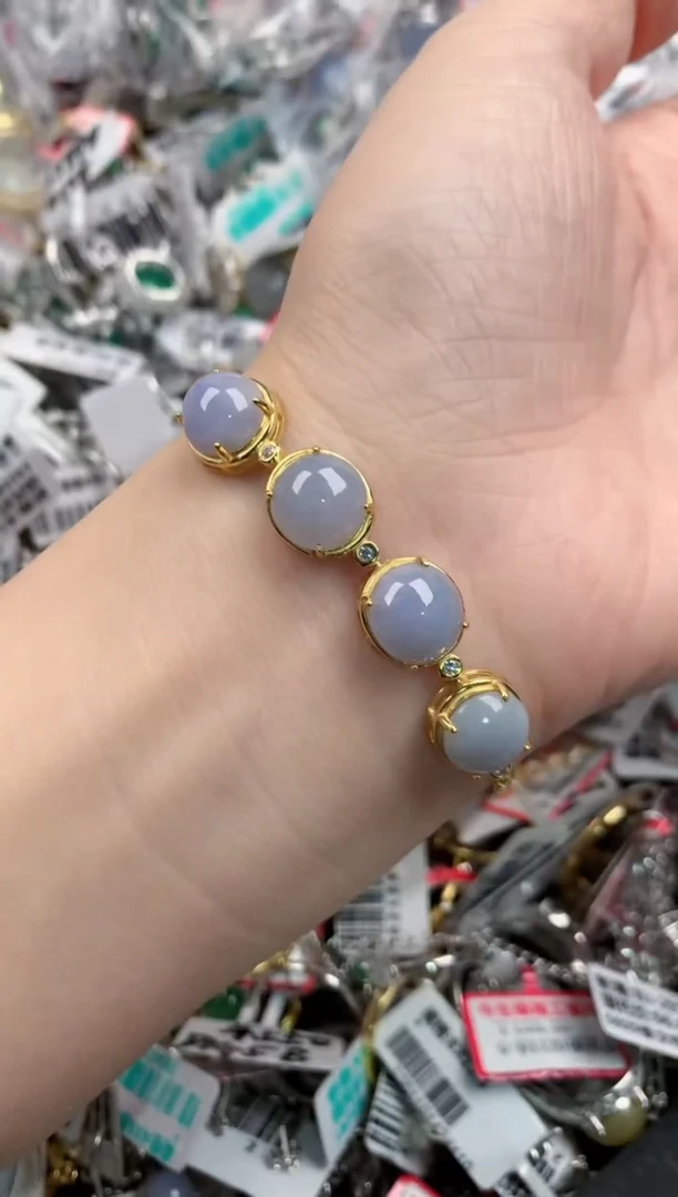 银S925镶嵌戒指翡翠999----6