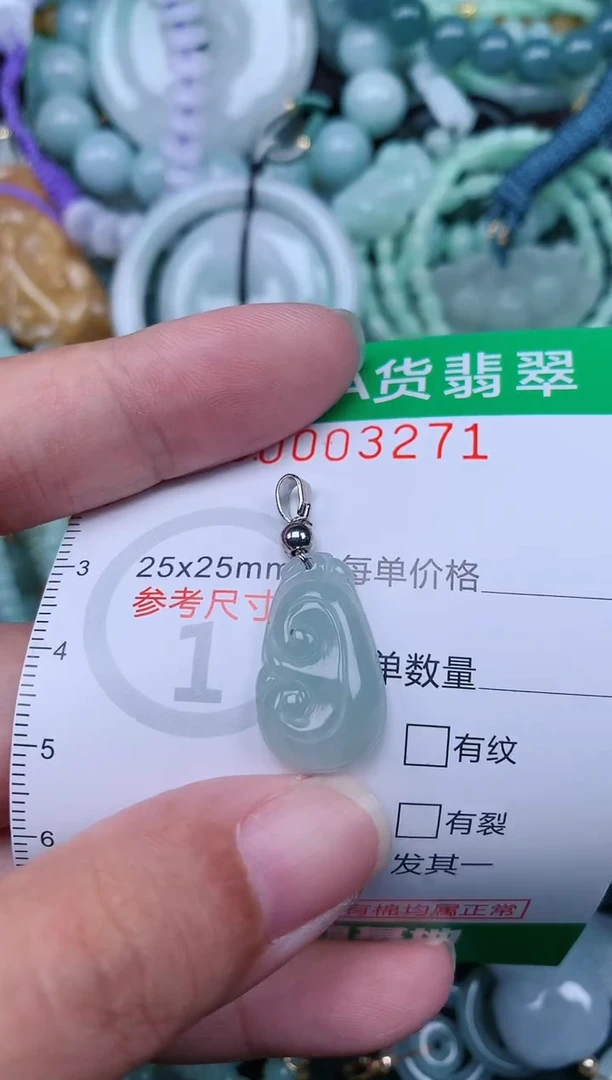 翡翠未镶嵌颈饰.0003271