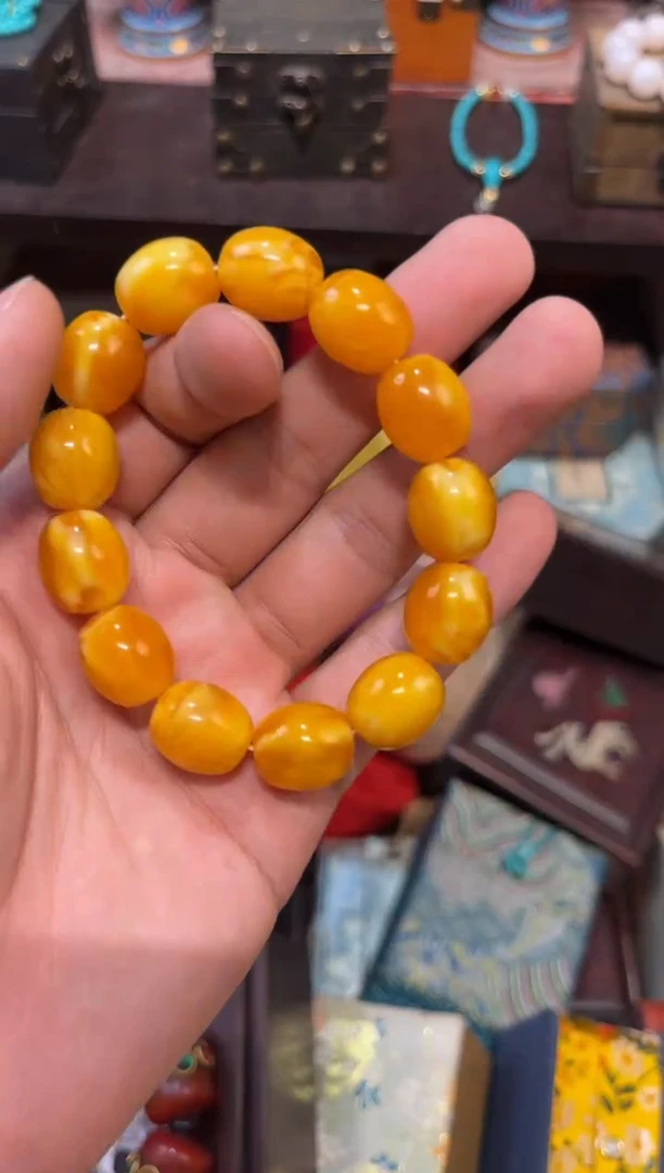 未镶嵌蜜蜡裸石W刘哥高端专属精品42