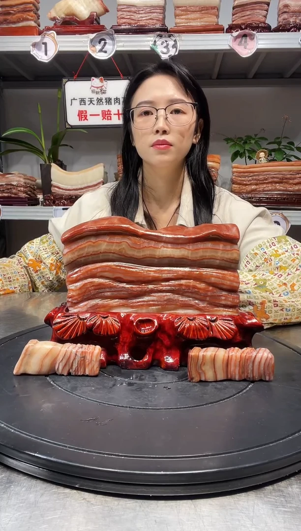石材天然石材柳州猪肉石20-16-3.5