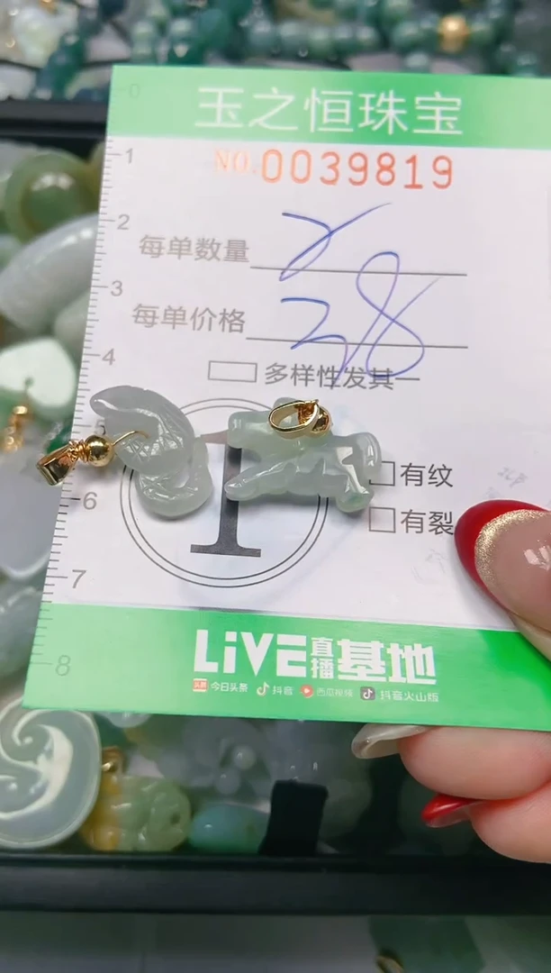 【闪购商品】翡翠颈饰未镶嵌闪购0039819