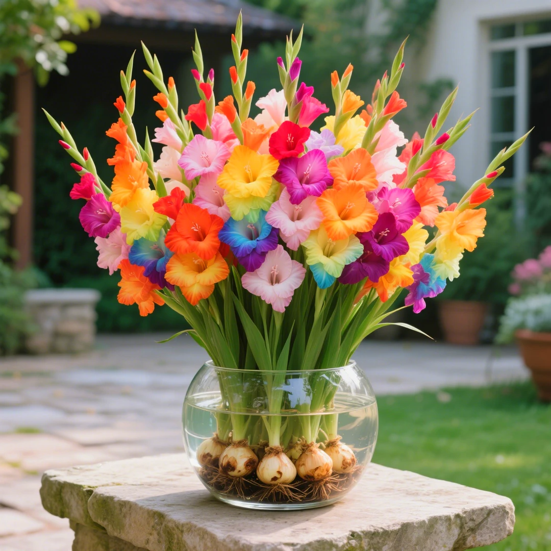 剑兰种球多年花卉盆栽十三太保唐菖蒲四季庭院室外易种植物球根