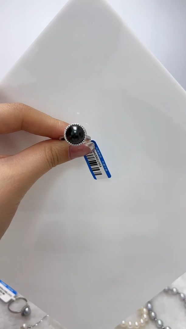 【闪购商品】海水珍珠DA银S925镶嵌戒指  V2672
