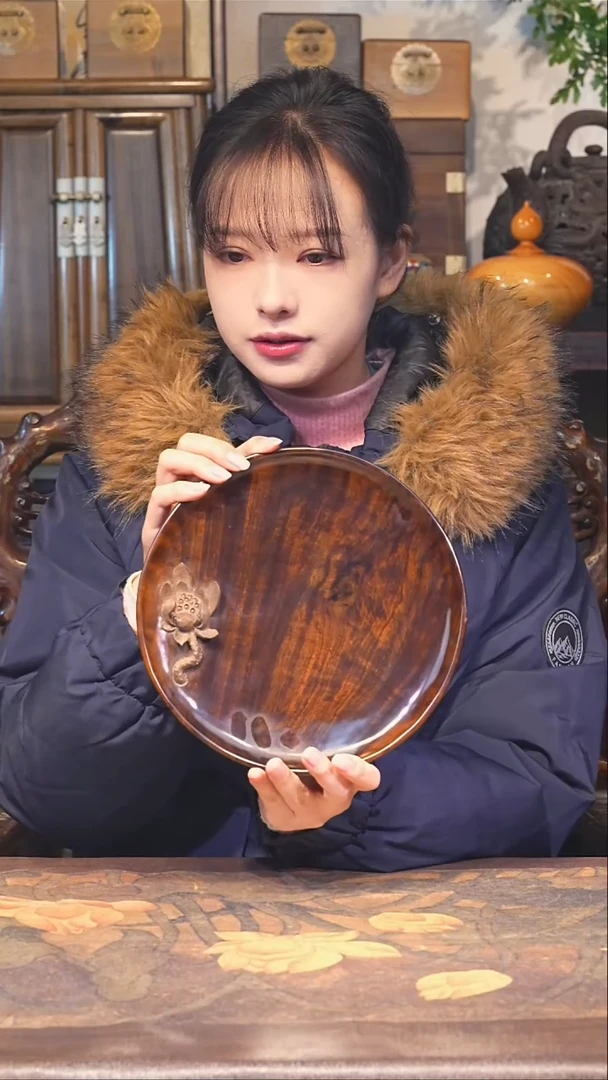 金丝楠小叶桢楠【40】纯手工精雕 整板整雕 满花干料茶盘