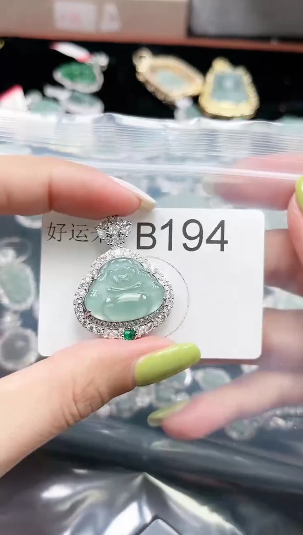 【闪购商品】翡翠颈饰未镶嵌194赠皮绳