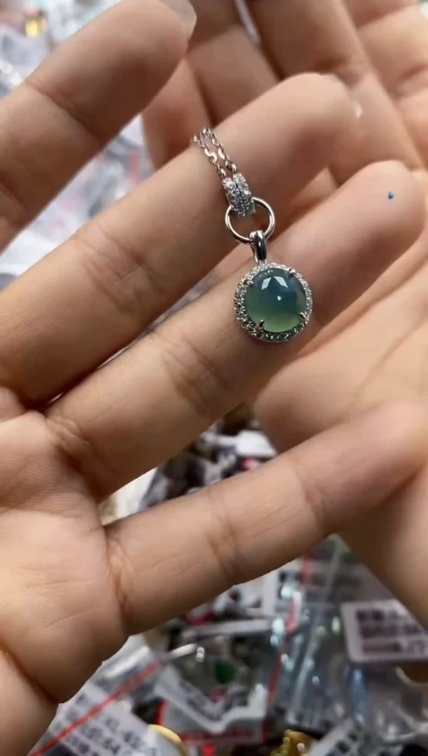银S925镶嵌戒指翡翠3333-----2