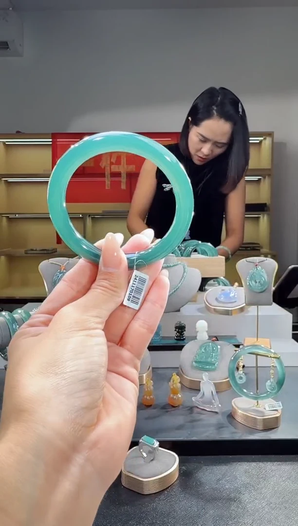 未镶嵌手镯翡翠58.4圈