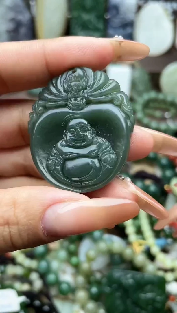 颈饰未镶嵌和田玉未镶嵌和田玉吊坠多样性拍一发一