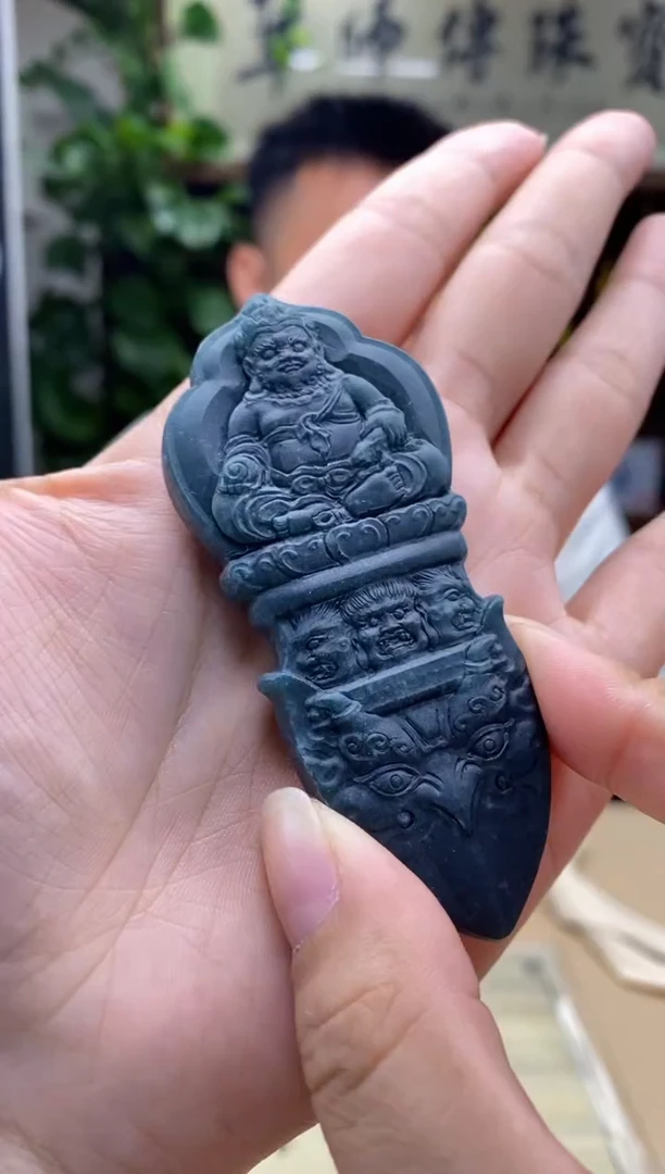 定制翡翠未镶嵌小*财神