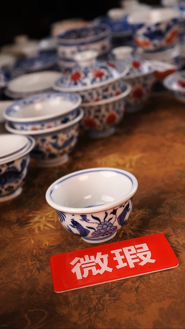 景德镇手工手绘茶器80ml-77