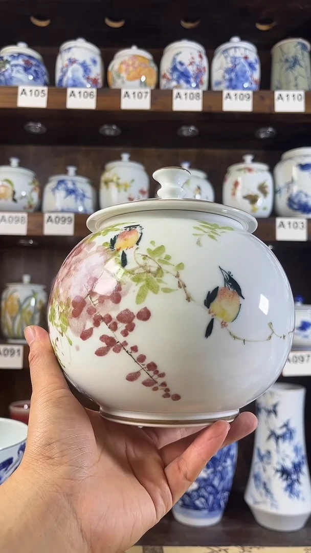 迎君陶瓷纯手工手绘26（瑕