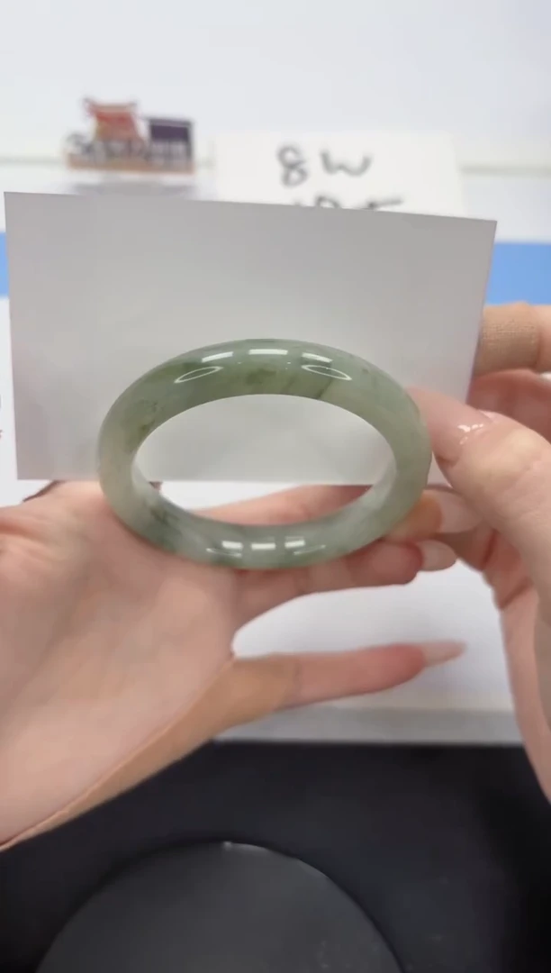 【闪购商品】石英质玉手镯未镶嵌A452-54.2