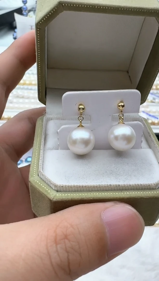 【闪购商品】淡水珍珠耳饰银S925镶嵌清货