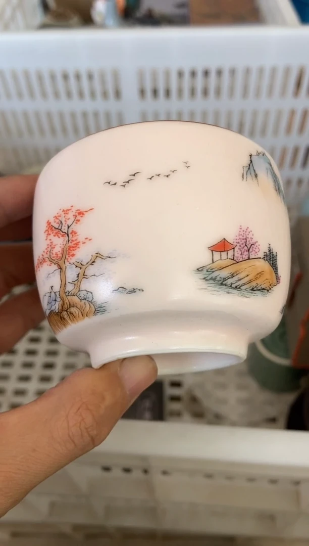 杯子瓷无运费险有瑕疵的摄影的产品有使用过的痕迹有点脏介意勿拍