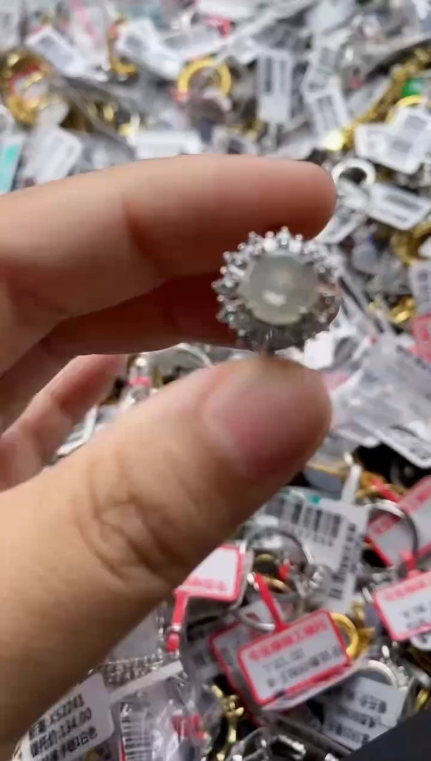 翡翠戒指银S925镶嵌4444     1