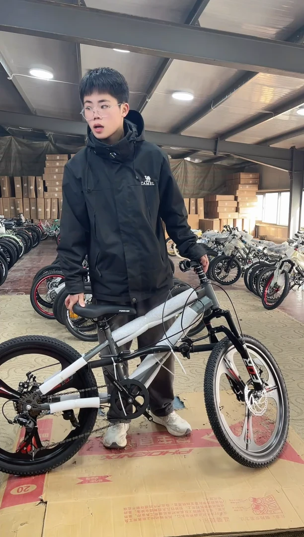 22寸-7速-灰-一体【默认微瑕，不退不换，介意勿拍】