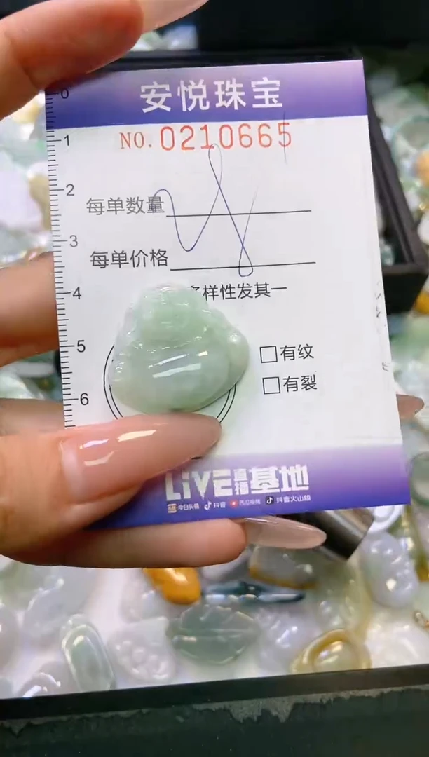 翡翠未镶嵌颈饰闪购0210665