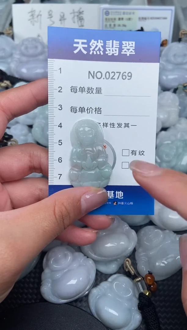 颈饰未镶嵌翡翠纯天然A货翡翠2769