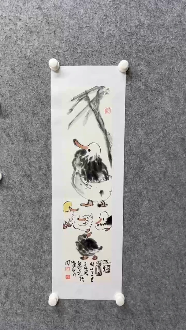国画写意画花鸟画手绘