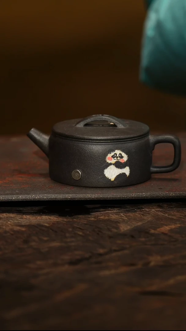 紫砂茶叶罐石黄汉瓦