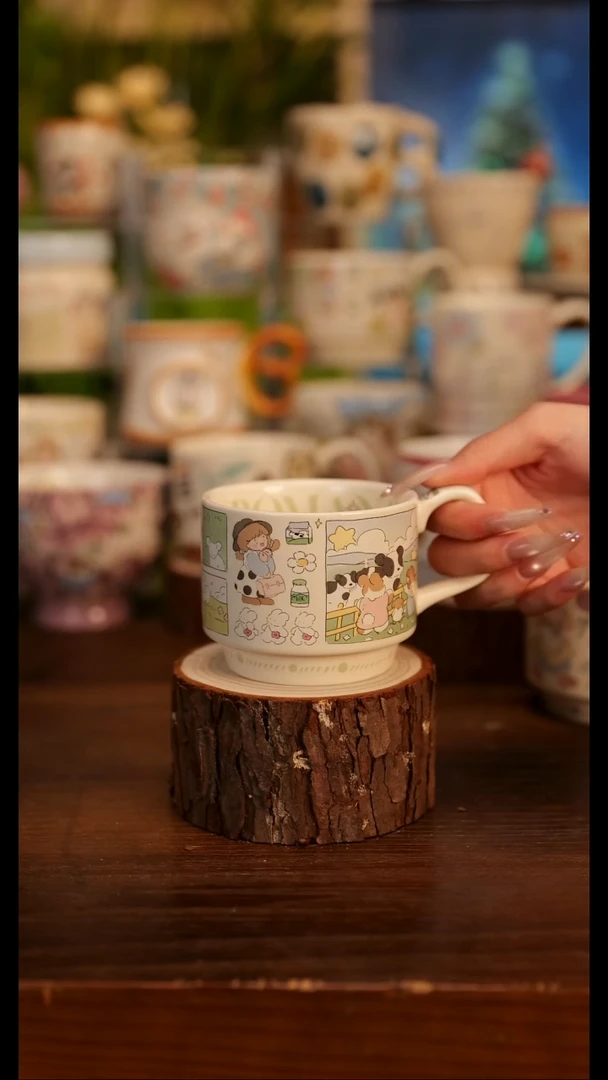 阿满马克杯春之旅杯子