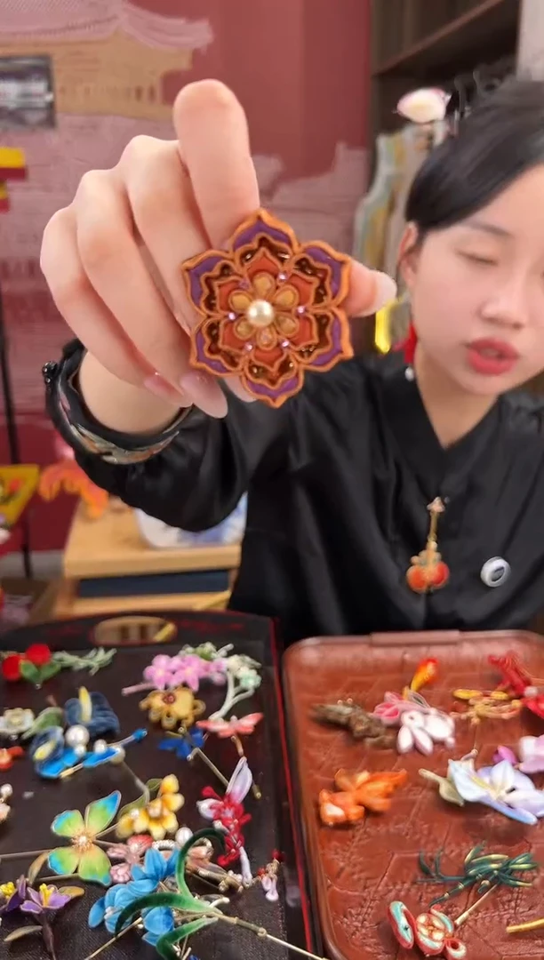 【闪购商品】刺绣苏绣世家非遗手工（胸针）