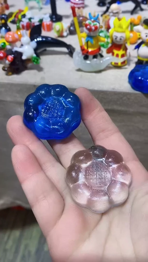 【闪购商品】琉璃手工艺品微瑕底座2个