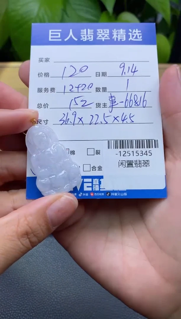 颈饰18K金镶嵌翡翠多人-12515345