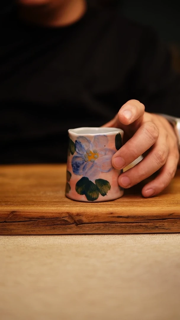 @@陶园瓷舍@@纯手工手绘@高温釉下彩