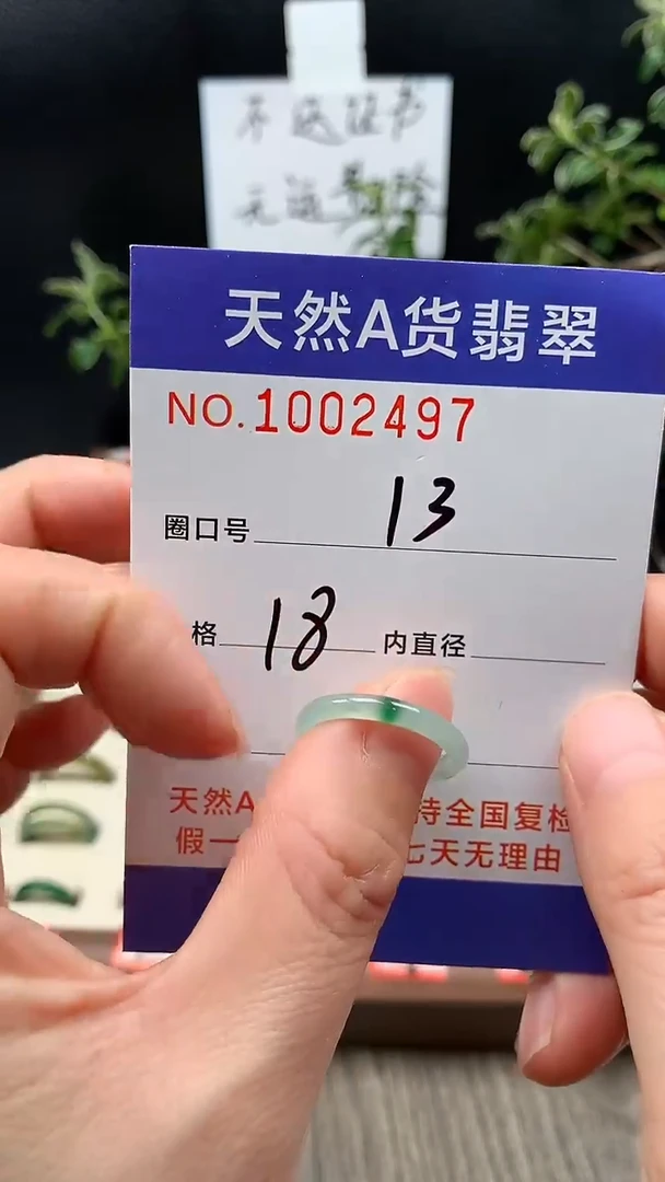未镶嵌戒指翡翠13#