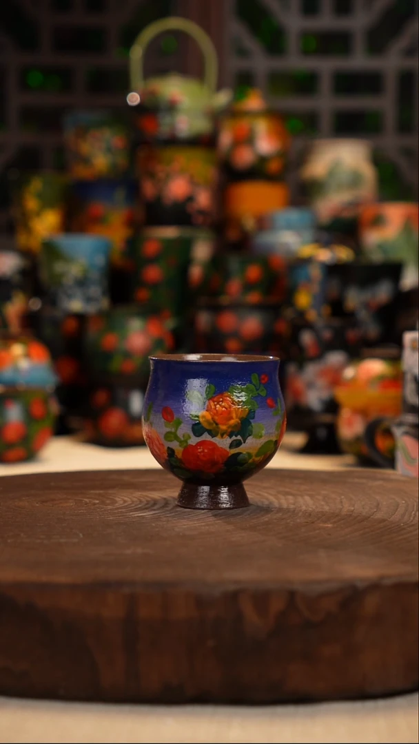 油画   手绘 釉下彩