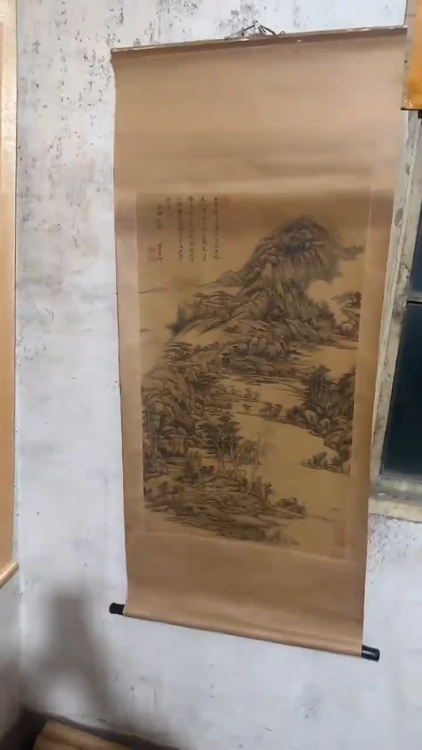 老家的一个没坏的年画