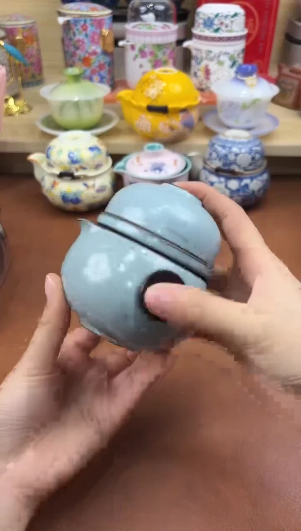 陶陶瓷茶具摆件旅行套组