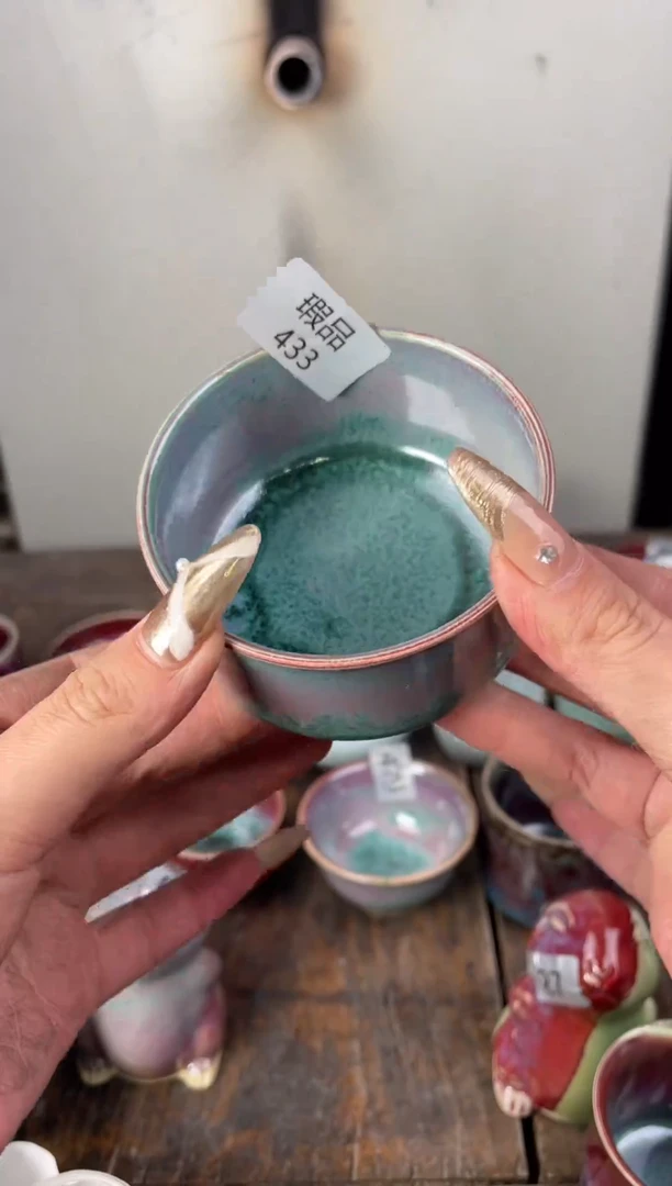 【闪购商品】摆件钧瓷手工茶器窑变