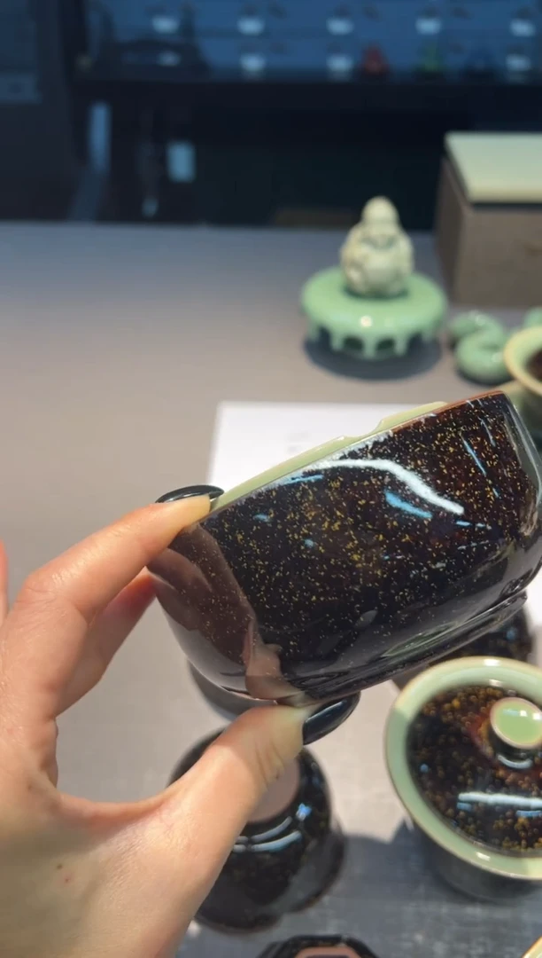 【闪购商品】茶盏陈慧芳 碧海星河 烟灰缸