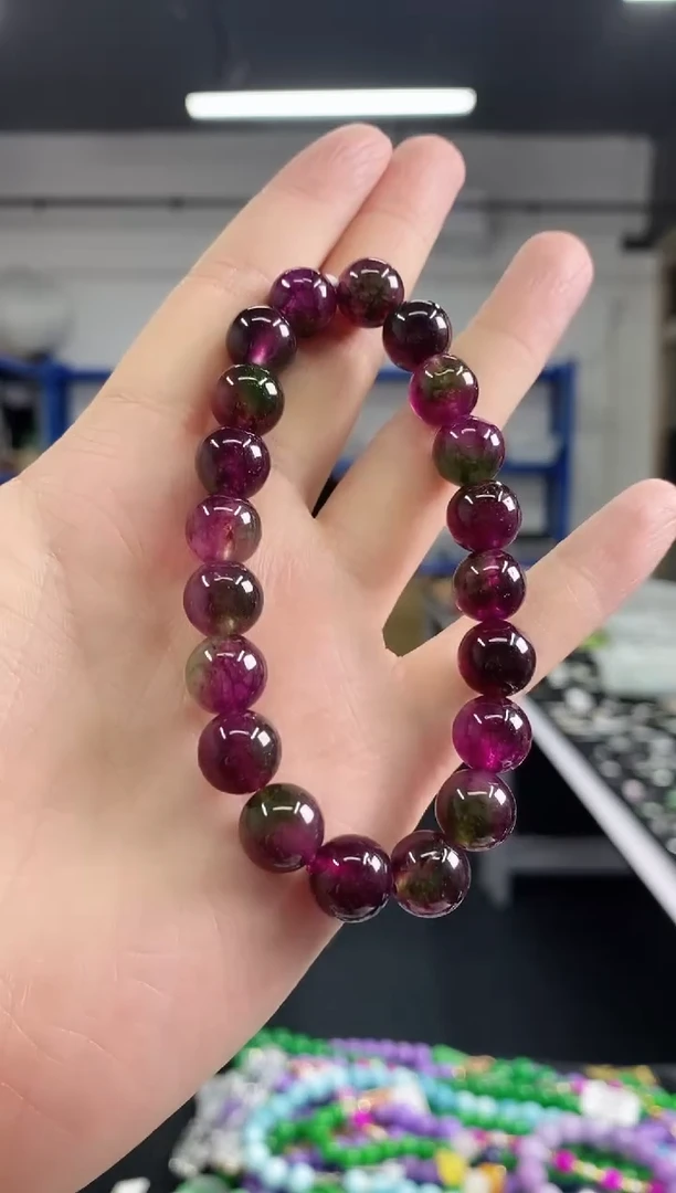 手串未镶嵌碧玺多样性发其一颜色微差