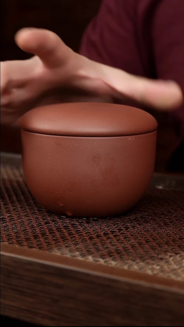 茶壶紫砂底槽清橡果茶叶罐