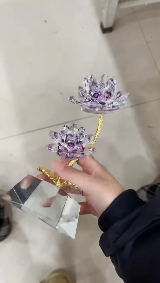 有机玻璃紫色莲花