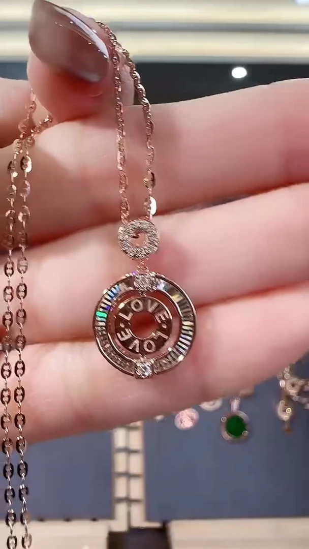 吊坠(不含链)钻石18K金镶嵌18K金罗盘吊坠