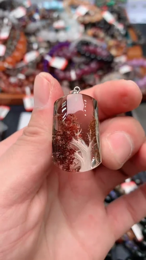 【闪购商品】水晶颈饰银S925镶嵌天然152