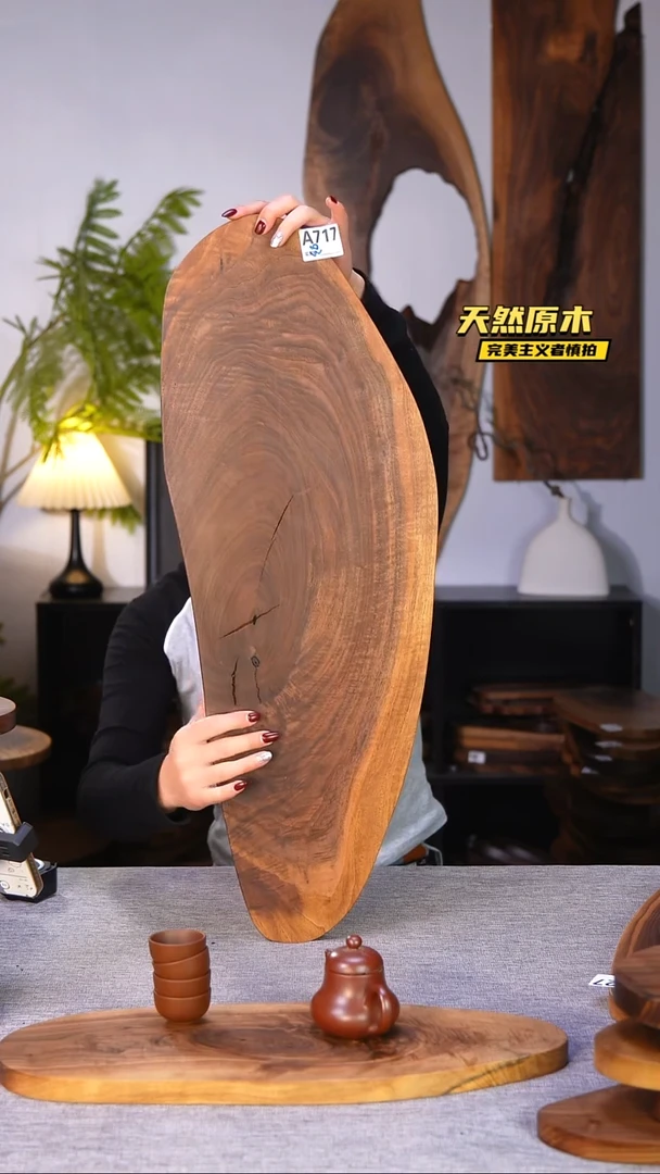 木北美黑胡桃原木.干裂疤结不属于商品质量问题完美主义者慎拍