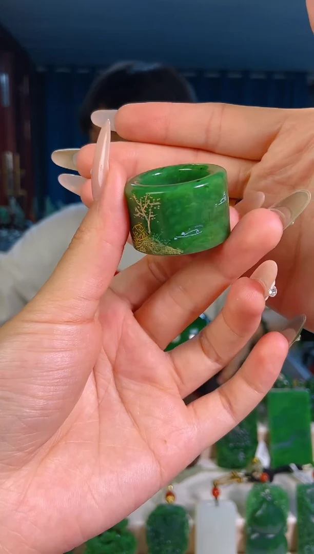 和田玉未镶嵌挂件1