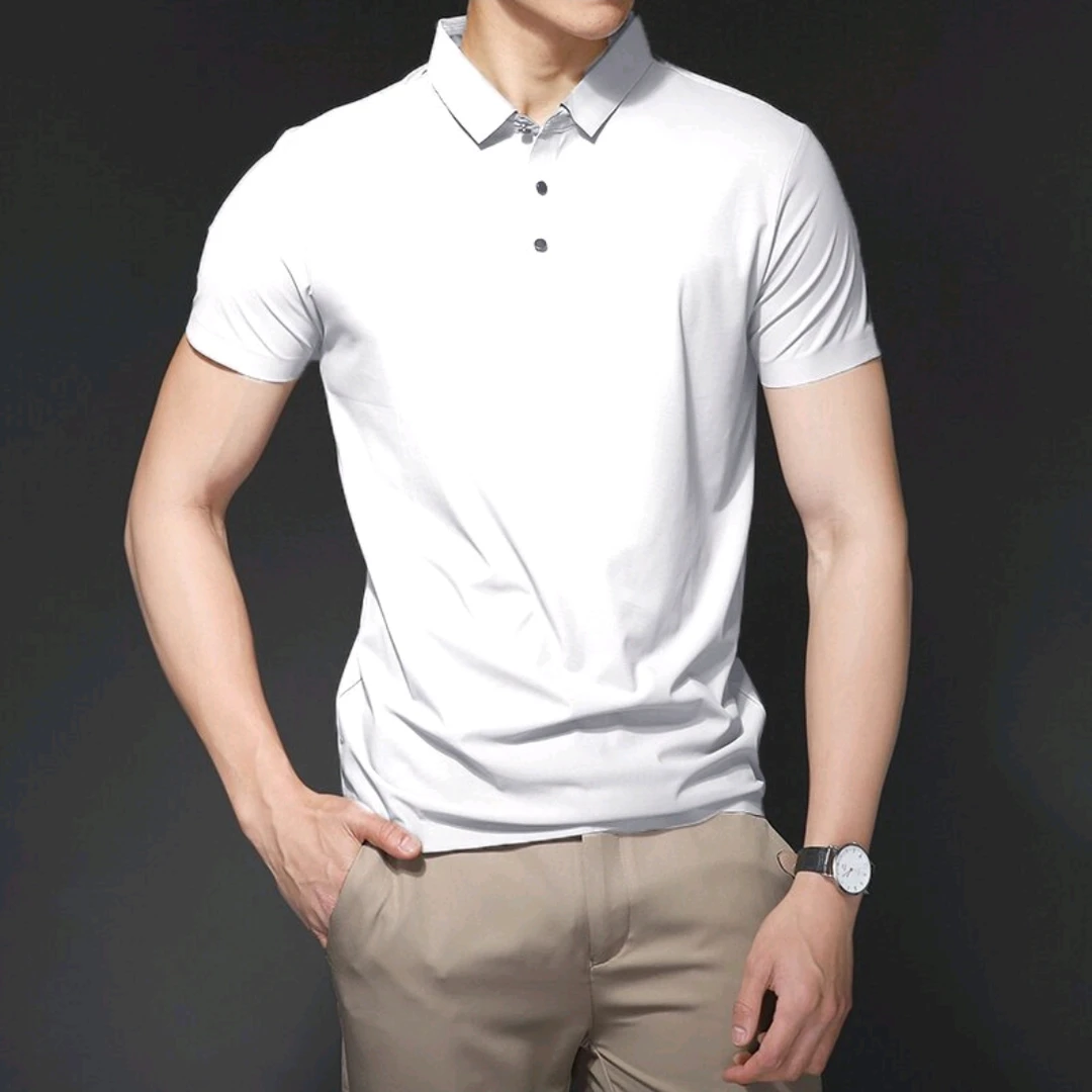 2025新款男士夏季凉感商务休闲POLO衫321199