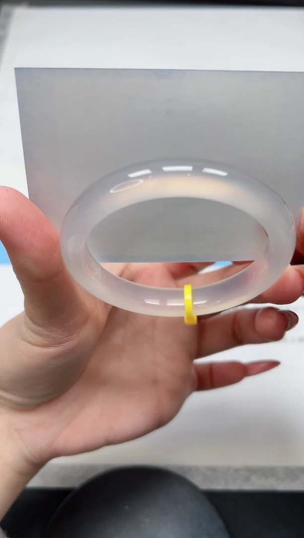 【闪购商品】玛瑙/玉髓手镯未镶嵌172/极光紫56.8