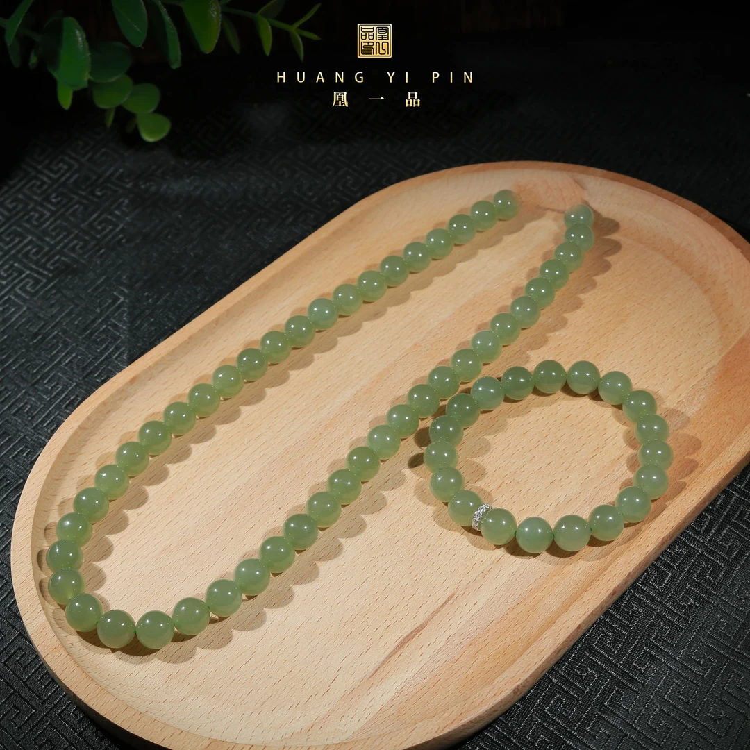 凰一品 特细高冰浅湖水绿套装s925