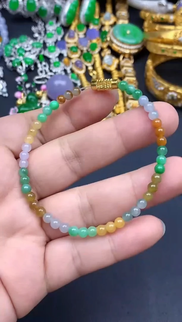 未镶嵌手链翡翠181-春日珠宝