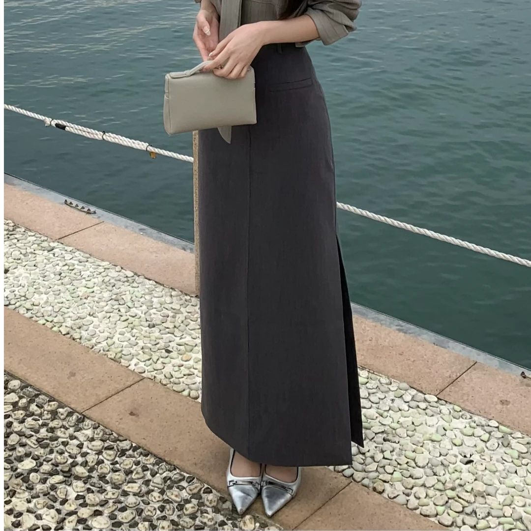 SZA【时髦腿精】春季新款气质百搭时尚显瘦高腰包臀半身裙A-1538