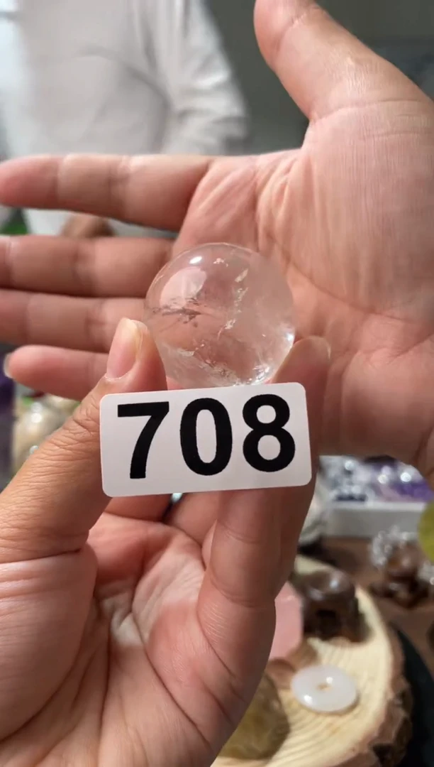 未镶嵌水晶大型摆件（非配饰）白水晶球多样性发其一33-36M 708